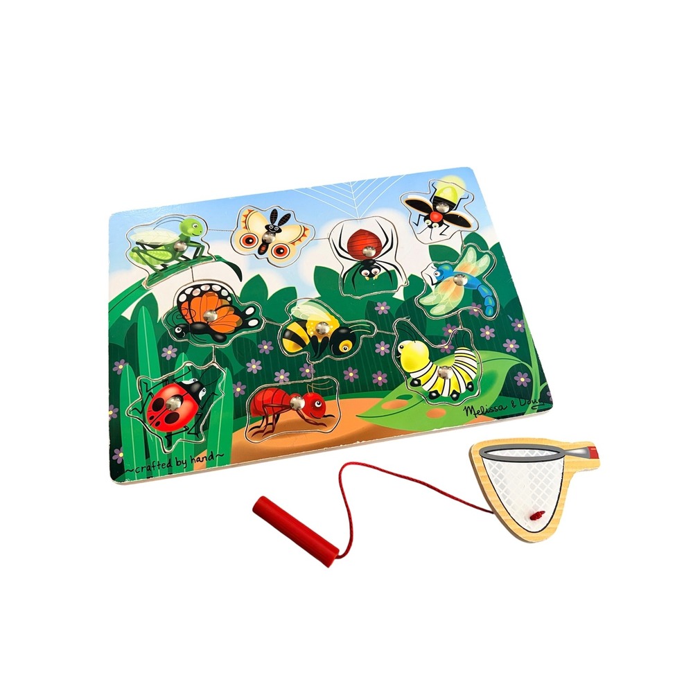 *4 for $20 Mix&Match* Melissa & Doug 10-Piece Magnetic Bug Catching Puzzle Game